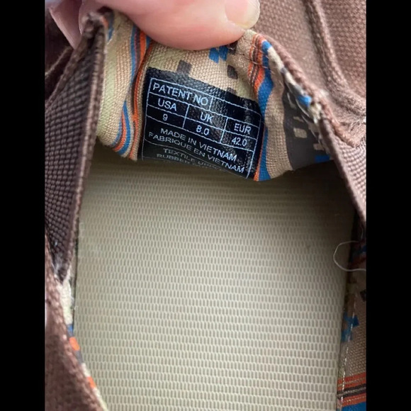 Sanuk Brown Slip On Sz 9 - Picture 5 of 6